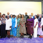 RICE SCA & PDP Graduates on stage to celebrate with a group photo.