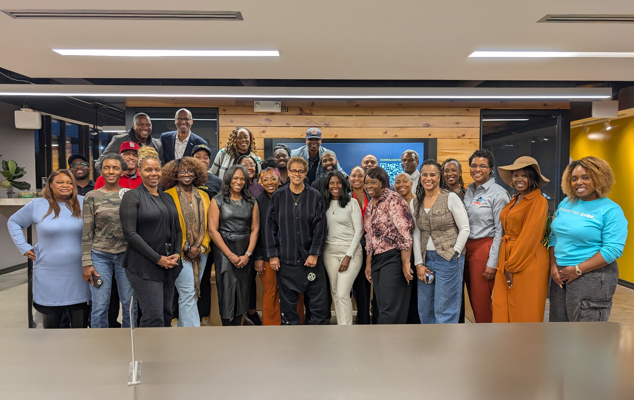 Melissa Bradley with RICE Stakeholders